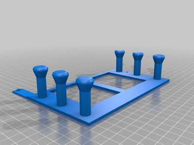 Parachute reserve line organizer for paragliding or hang gliding (Remix)