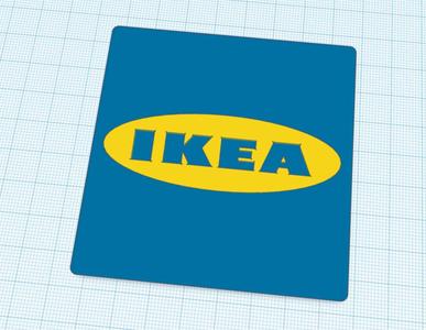 IKEA Logo Plate