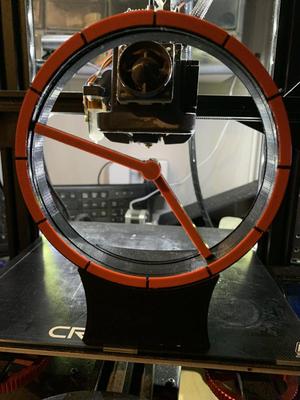 Hollow Clock V,  Hour Hand Longer