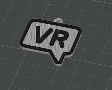 VRChat icon keychain
