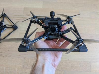 Tubular TrueX 5inch v2 - super-light & rigid - 3d-printable frame