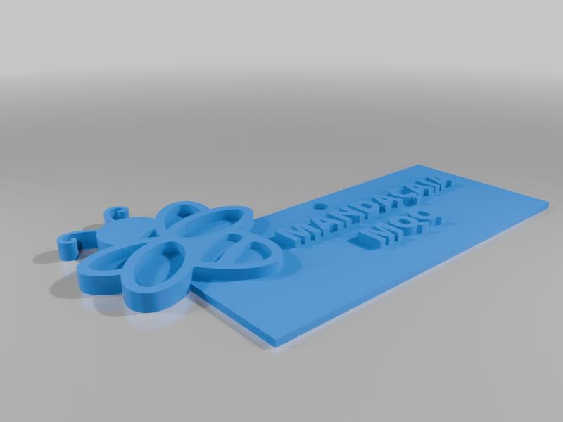 Placa identificação abelha mandaçaia mqq