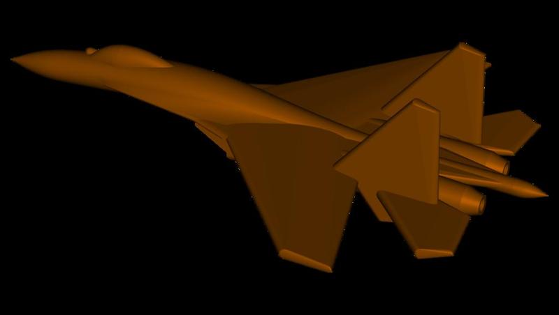 Sukhoi Su-35 Flanker-E Jet Fighter 