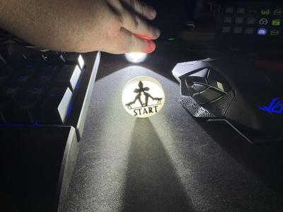 Flat Stranger Things Start Button