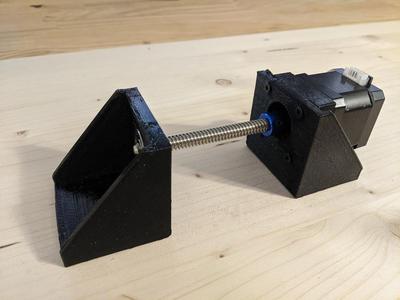 T8 Lead Screw Motor Mount (nema 17) for Root 3 CNC