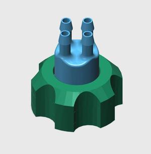 1/4" garden hose drip irrigation adapter