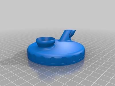 Airbrush Cleaner glass bottle cap