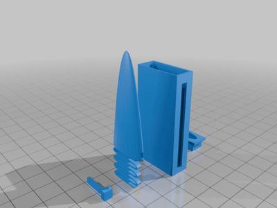 normal size sliding knife blocky