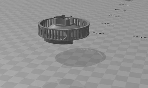 SpaceX Starship Booster Hot staging ring for 1:144 Scale Model 
