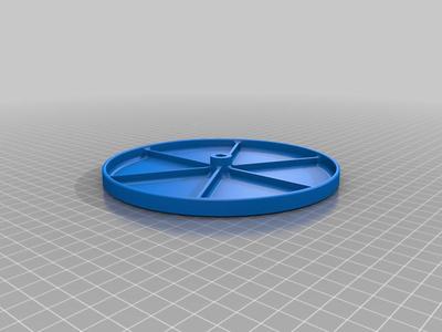 "Safer" DIY motorized turntable