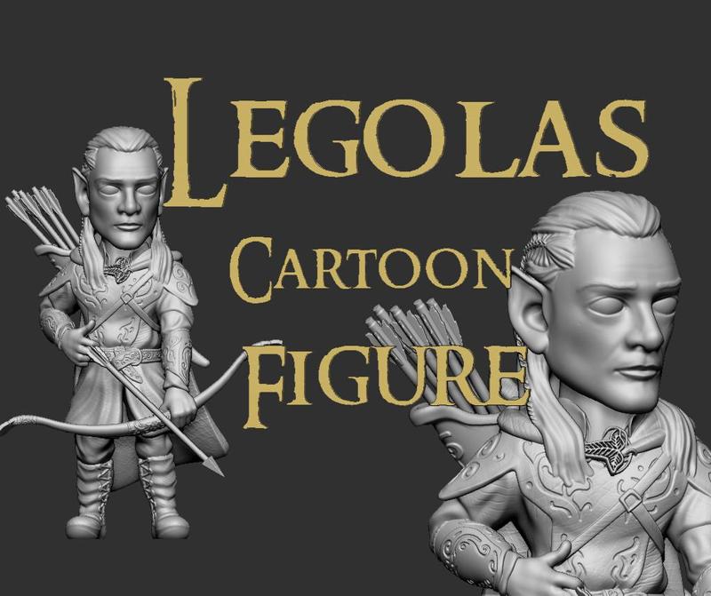 Legolas Cartoon Figure