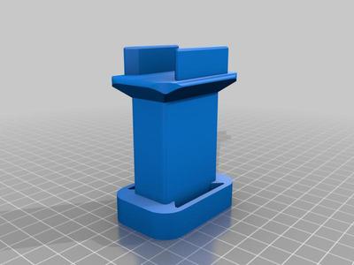 Stackable bridge base for higher bridges (ikea train set)