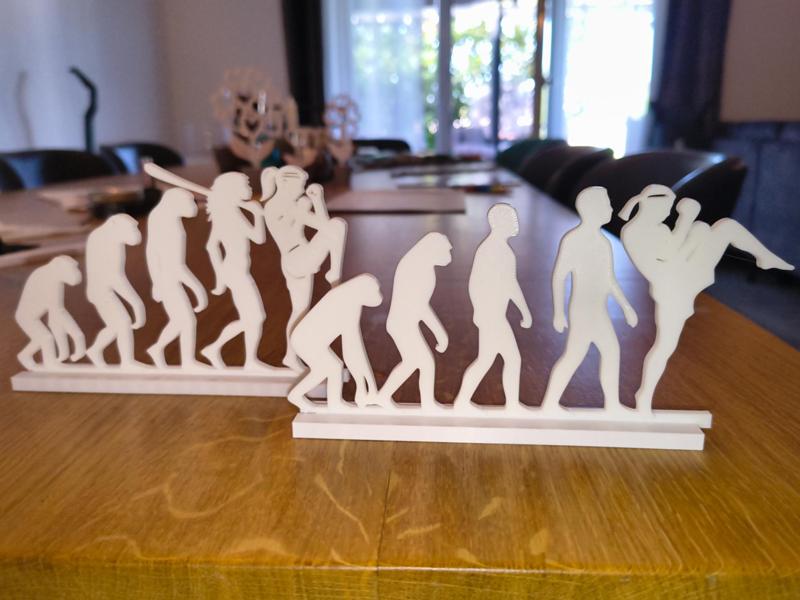 Human Evolution to Muay Thai Fighter Male & Female