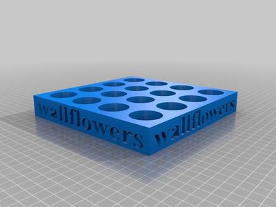 Wallflowers bottle holder