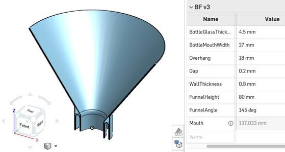 UK Milk Bottle Funnel