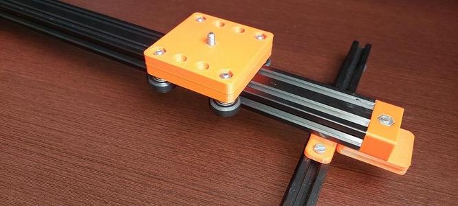 Camera Slider with 40X20 V-Slot aluminium profile