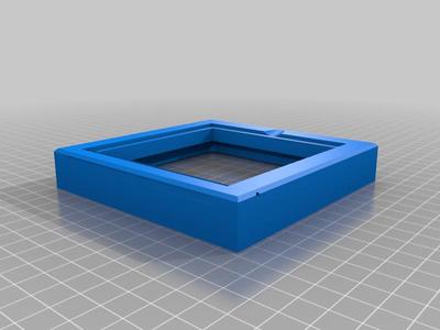 Lid style top for lithophane box