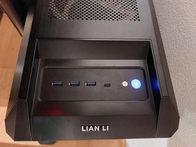 Front Panel (top IO) with USB 3 for Lian Li PC-B25F