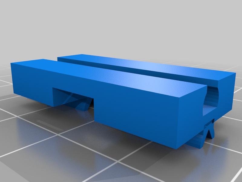 Slider-gate/bridge stone for fischertechnik