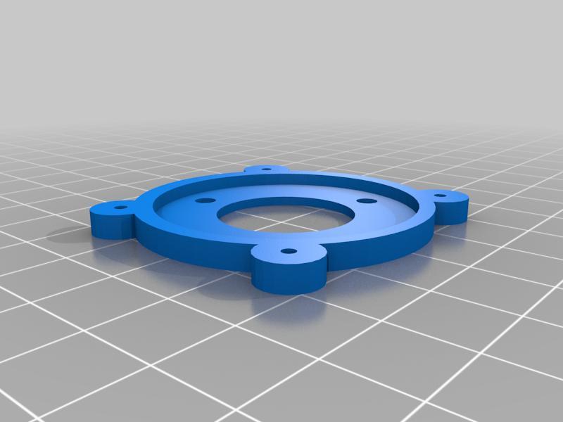 Rotary encoder minimal mount for arcade