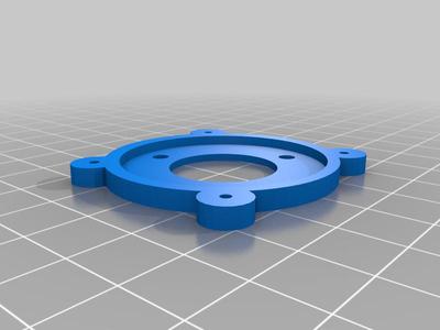 Rotary encoder minimal mount for arcade