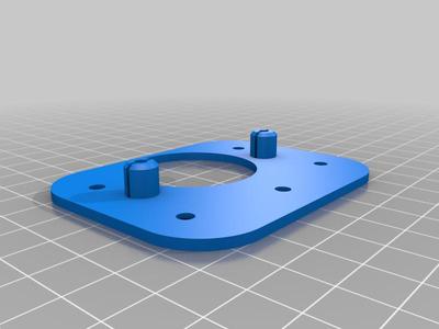 Plate for repairing furniture hinges