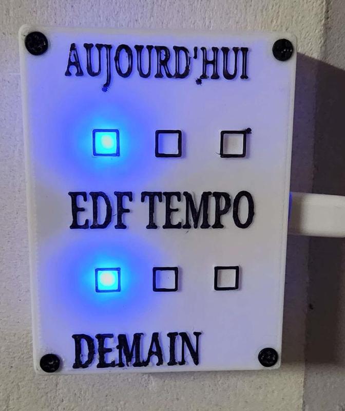 BOITIER Tempo EDF led esp32