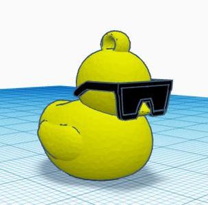 Rubber Duck with sunglasses 