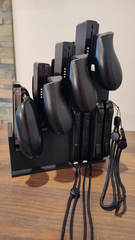 Nintendo Switch 4 Joy-Con/JoyCon Grip + 8 Strap Holder Stand