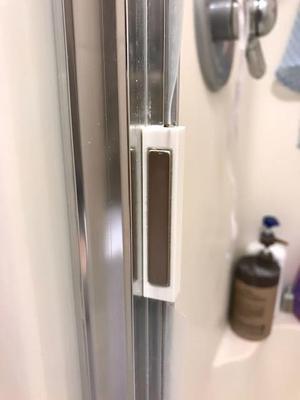 Shower door catch