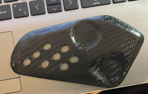  Form für Fußraste rechts Yamaha mt07