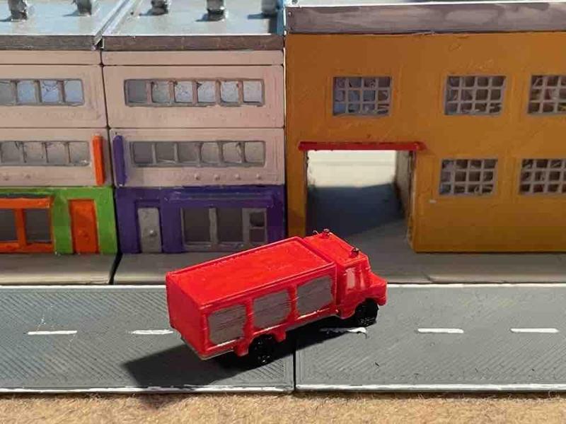 Fire engine 3 - rescue vehicle (z-scale)