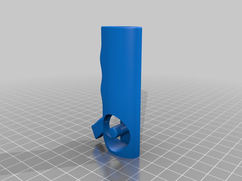 Mini Bic Lighter Holder with Hemp Spool and Metal Packer