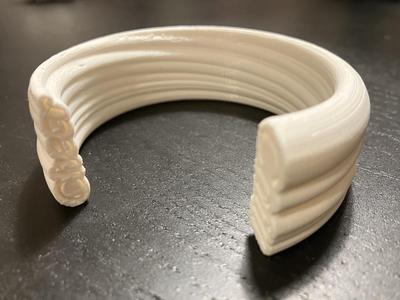 Letter cuff bracelet