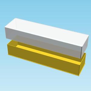 LOWER ONE QUARTER BLOCK, nestable box (v1)