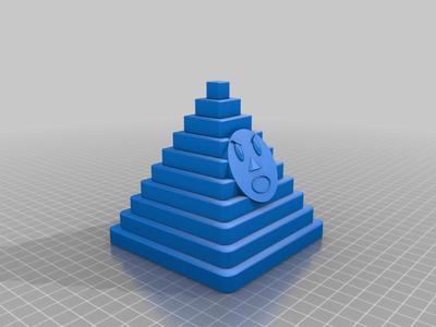 Pyramid with Face