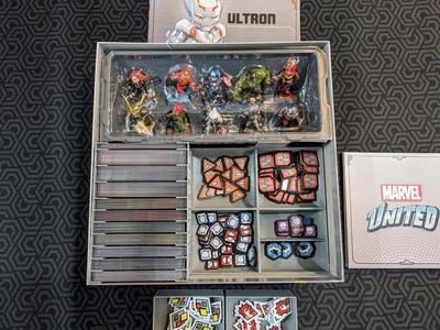 Marvel United Retail Base Game Insert