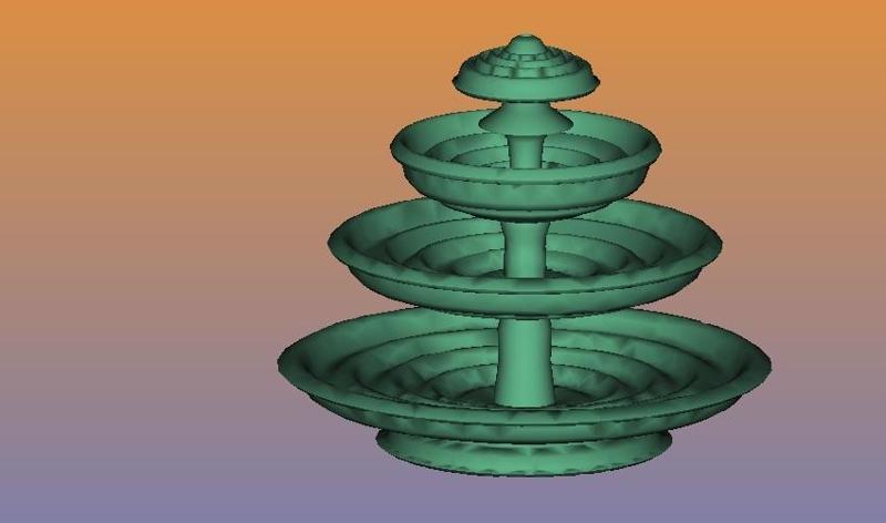 Fountain or backsplash