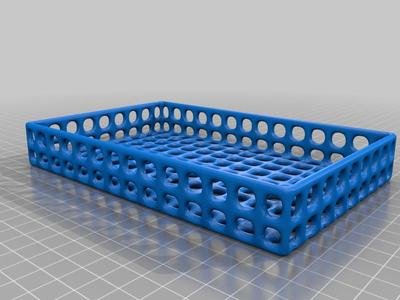Shorter rectangular wire basket tray