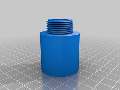 HF Vacuum Cap Mods fit Threads in Harbor Freight Vacuum pump