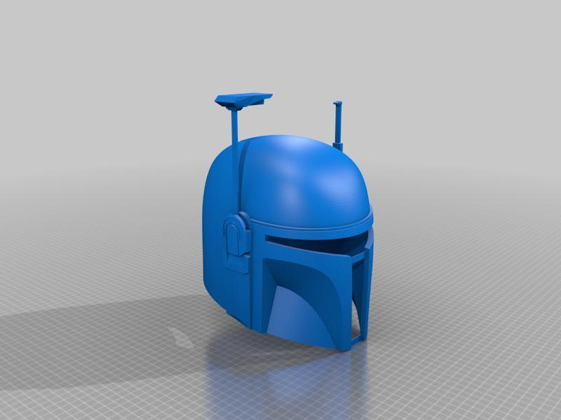 custom mando helmet