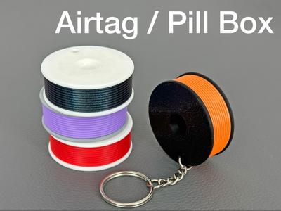 Filament Keychain - AirTag or Pill Box
