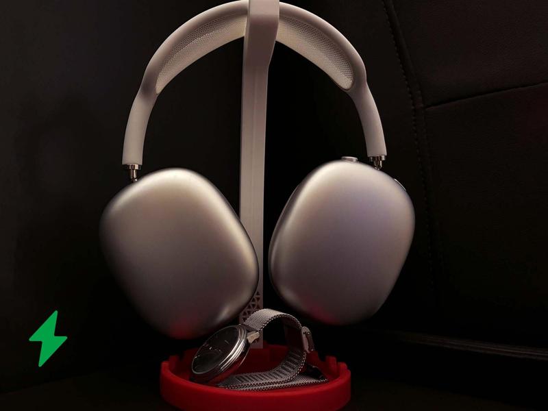 Multi functional headphone holder