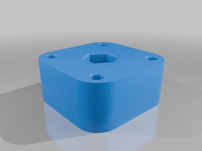 Coffee table leg mounting bracket