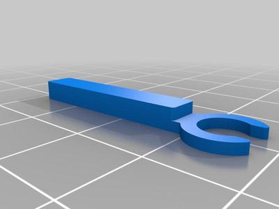 Long bowden tube coupler clip