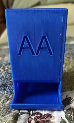 AA Battery Dispenser 2 Piece with Prongs