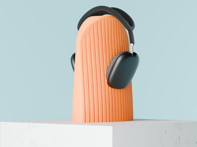 Headphone Stand. Modern Minimalist Over Ear Rest
