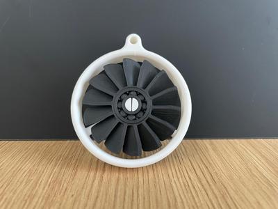 TURBINE FIDGET KEYRING