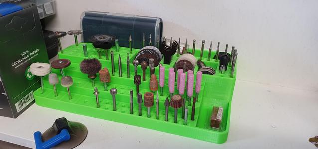 Dremel Tool Bit Holder and Organizer