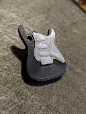 Little Guitar Keychain